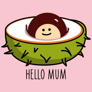 Motiv Kastanie Baby Geburt