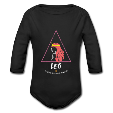 Geschenk Geburt Baby Body - Sternzeichen Löwe Geburt