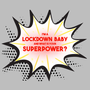 Motiv Geschenk zur Geburt im Lockdown