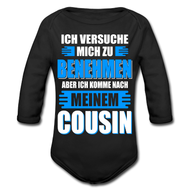 Geschenk Geburt Baby Body - Cousin Geburt Geschenk