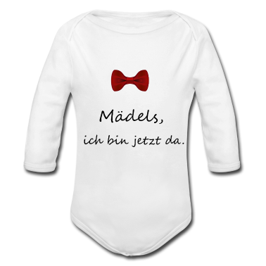 Geschenk Geburt Baby Body - Mädels, ich bin jetzt da! Geschenkidee zu Geburt