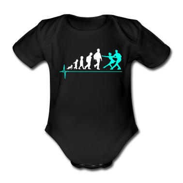 Geschenk Geburt Baby Body - Eiskunstlauf Geburt Herzschlag Puls