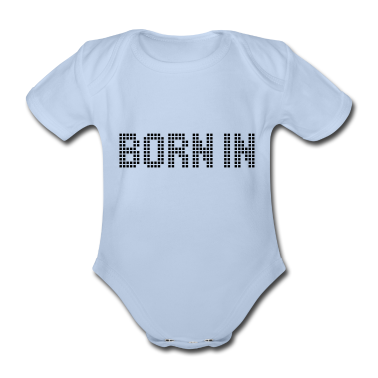 Geschenk Geburt Baby Body - Born in - Geboren - Geburt - Heimat