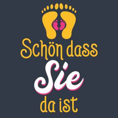 Motiv Geschenk Geburt schön, dass er da ist