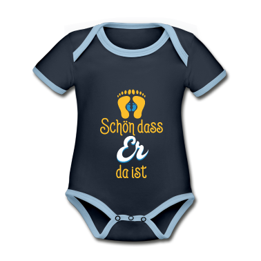 Geschenk Geburt Baby Body - Geschenk Geburt schön, dass er da ist