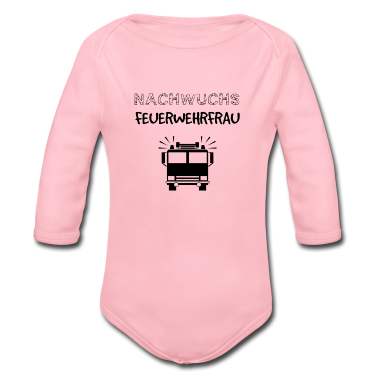 Geschenk Geburt Baby Body - Nachwuchs Feuerwehrfrau Geschenkidee Geburt