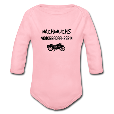 Geschenk Geburt Baby Body - Nachwuchs Motorradfahrerin - Geburt Geschenk
