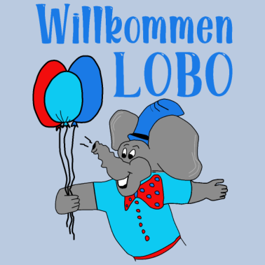 Motiv Geschenk zur Geburt von Lobo