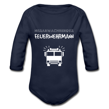 Geschenk Geburt Baby Body - Heranwachsender Feuerwehrmann - Geschenk Geburt