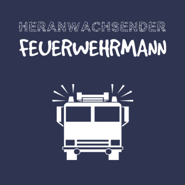 Motiv Heranwachsender Feuerwehrmann - Geschenk Geburt