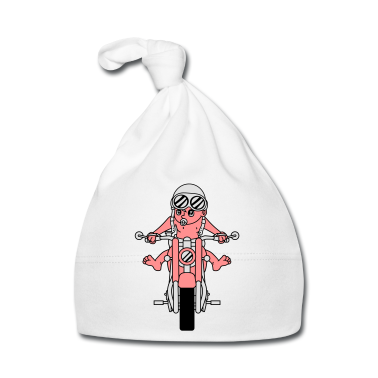 Geschenk Geburt Baby Mütze - fahren motorrad führerschein cool schnell zweirad