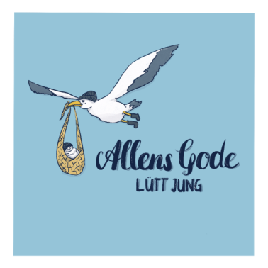 Motiv Geburt Glückwünsche zur Geburt - Lütt Jung