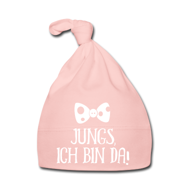 Geschenk Geburt Baby M&uuml;tze - Jungs ich bin da Geburt Baby