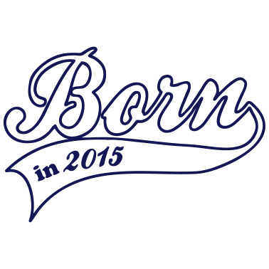 Motiv born in 2015 geburt
