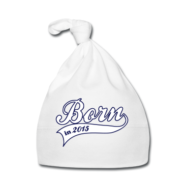 Geschenk Geburt Baby M&uuml;tze - born in 2015 geburt