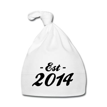 Geschenk Geburt Baby M&uuml;tze - established 2014 - geburt