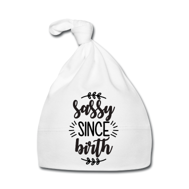Geschenk Geburt Baby Mütze - Frech seit der Geburt