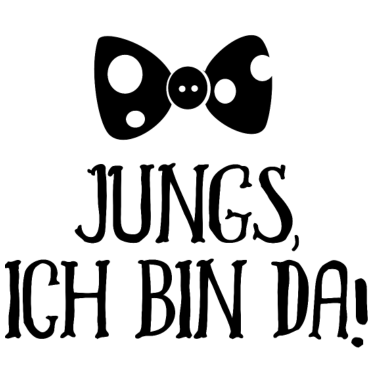 Motiv Jungs ich bin da Geburt Baby