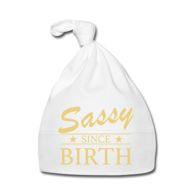 Geschenk Geburt Baby Mütze - Frech seit Geburt