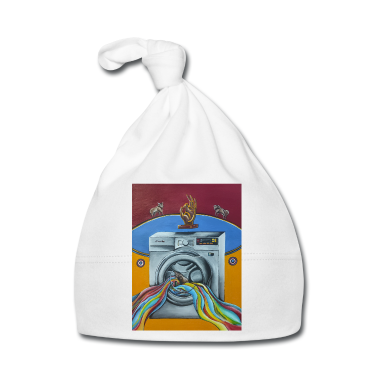 Geschenk Geburt Baby M&uuml;tze - Die Geburt des Kalbes