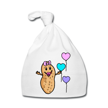 Geschenk Geburt Baby M&uuml;tze - Geburt Baby Erdnuss Kinder Kind Geburt herzlich
