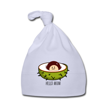Geschenk Geburt Baby M&uuml;tze - Kastanie Baby Geburt