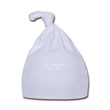 Geschenk Geburt Baby M&uuml;tze - Das Wunder bist DU! Geschenkidee zur Geburt!