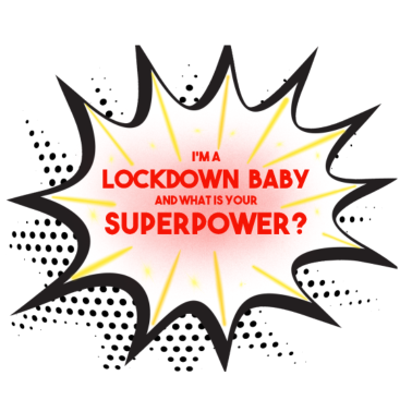 Motiv Geschenk zur Geburt im Lockdown