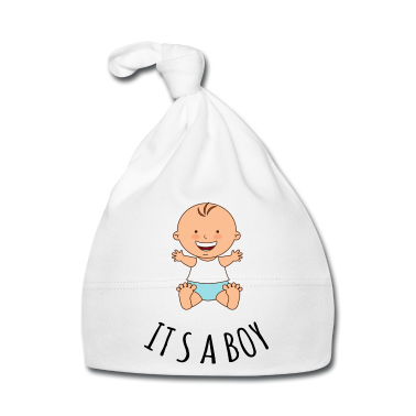 Geschenk Geburt Baby M&uuml;tze - Tshirt kündigt Geburt, es ist ein Junge