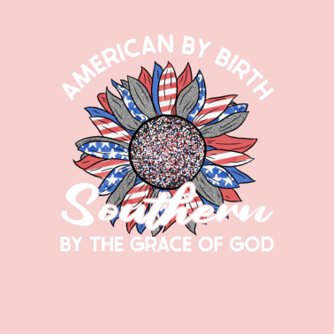 Motiv Amerikanische von Geburt Südliche durch die Gnade