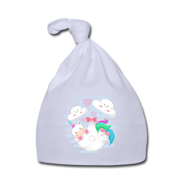 Geschenk Geburt Baby M&uuml;tze - Die Geburt des kleinen Einhorns