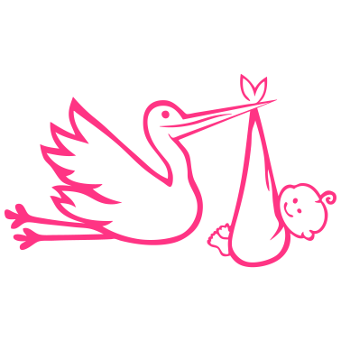 Motiv Storch Baby Geburt 212