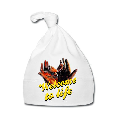 Geschenk Geburt Baby M&uuml;tze - Geburt Entbindung Sprüche