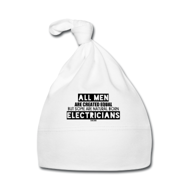 Geschenk Geburt Baby M&uuml;tze - Elektriker Strom Geburt