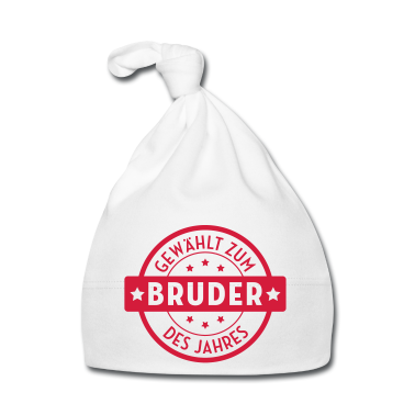 Geschenk Geburt Baby M&uuml;tze - Bruder / Geburt / Schwester / Bruderchen