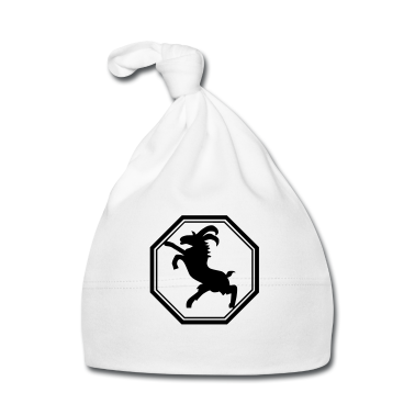 Geschenk Geburt Baby M&uuml;tze - Goat chinesische Symbol der Geburt