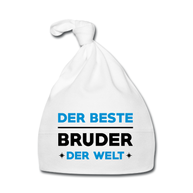 Geschenk Geburt Baby M&uuml;tze - Bruder / Geburt / Schwester / Bruderchen