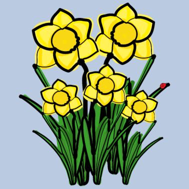 Motiv März Geburt Blume Narzissen