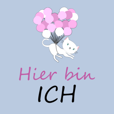 Motiv Hier bin ich Geburt Katze Baby