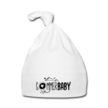 Geschenk Geburt Baby M&uuml;tze - Sommerbaby - Geschenk zur Geburt