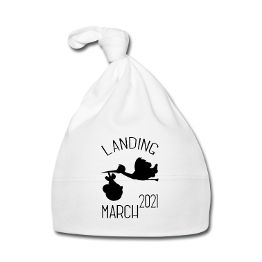 Geschenk Geburt Baby M&uuml;tze - Geburt im März 2021