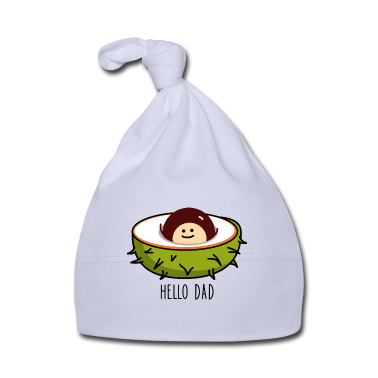 Geschenk Geburt Baby M&uuml;tze - Kastanie Baby Geburt b
