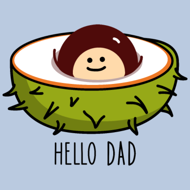 Motiv Kastanie Baby Geburt b