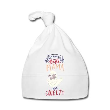Geschenk Geburt Baby M&uuml;tze - Babyschwan Geburt