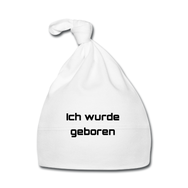 Geschenk Geburt Baby M&uuml;tze - Spruch zur Geburt