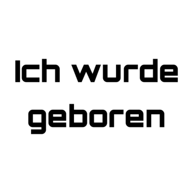 Motiv Spruch zur Geburt