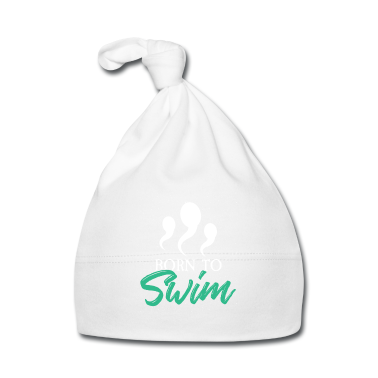 Geschenk Geburt Baby M&uuml;tze - Schwimmen Geburt Geschenkidee