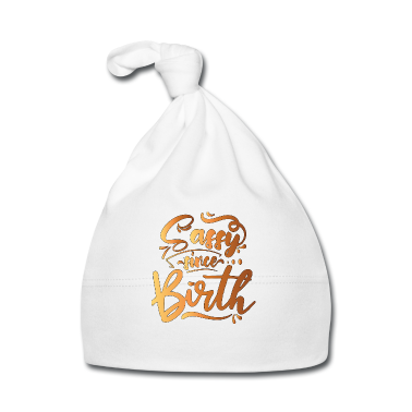 Geschenk Geburt Baby M&uuml;tze - Frech von Geburt an!