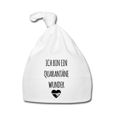 Geschenk Geburt Baby M&uuml;tze - Ich bin ein Quarantäne Wunder, Geschenk zur Geburt