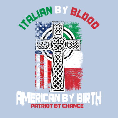 Motiv Italienisch Von Blut, Amerikanisch Von Geburt,